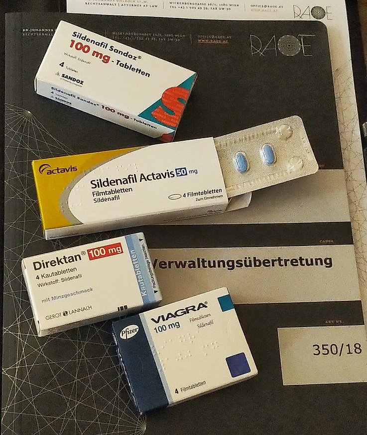 Potentzmittel Sildenafil bestellt - beschlagnahmt