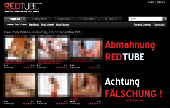 Abmahnung Redtube